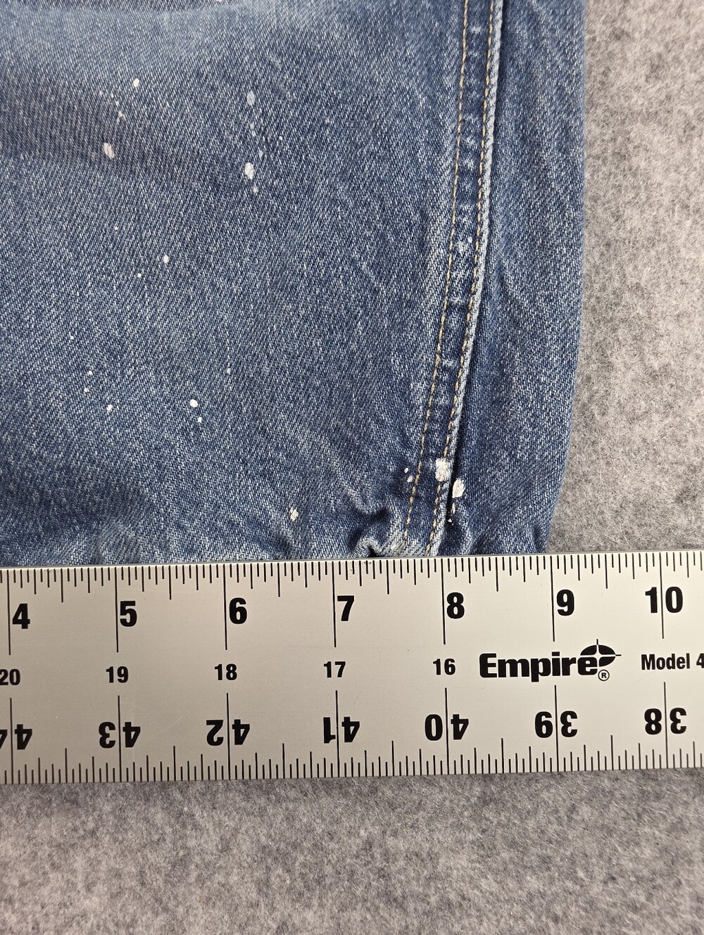 Free People We The Free Moxie Low Slung Pull-On Barrel Jeans Paint Splatter 28 - Picture 3 of 8